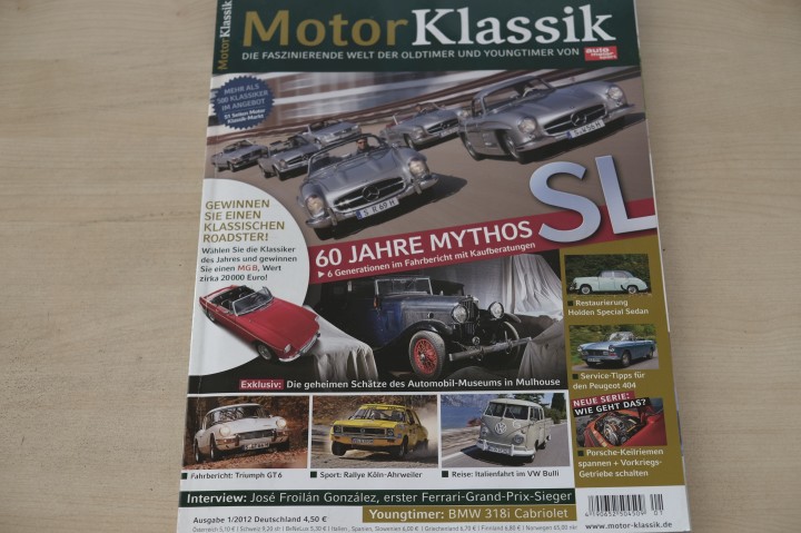 Deckblatt Motor Klassik (01/2012)